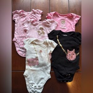 3-6 Month Girls Leopard Lot